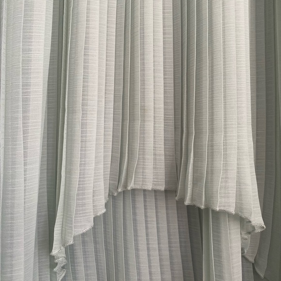 Chiffon pleated midi skirt - Picture 8 of 14